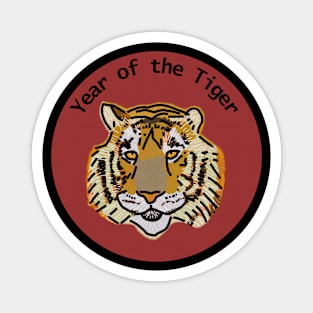 Year of the Tiger Big Cats Portrait Magnet